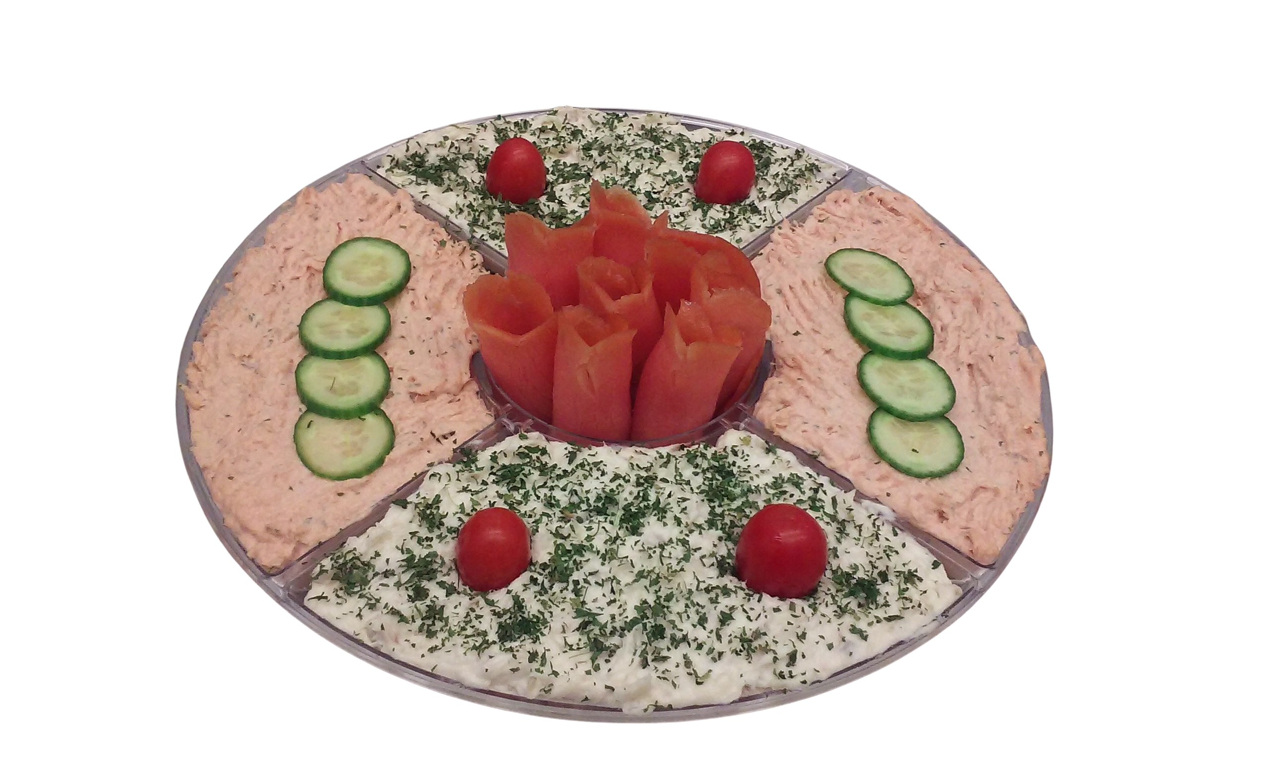 SeaBlue 5 Sectional Spread Platter