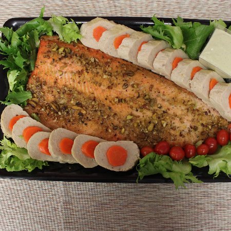 Salmon Side w/Gefilte Fish Platter